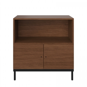 alanta bookcase walnut 02